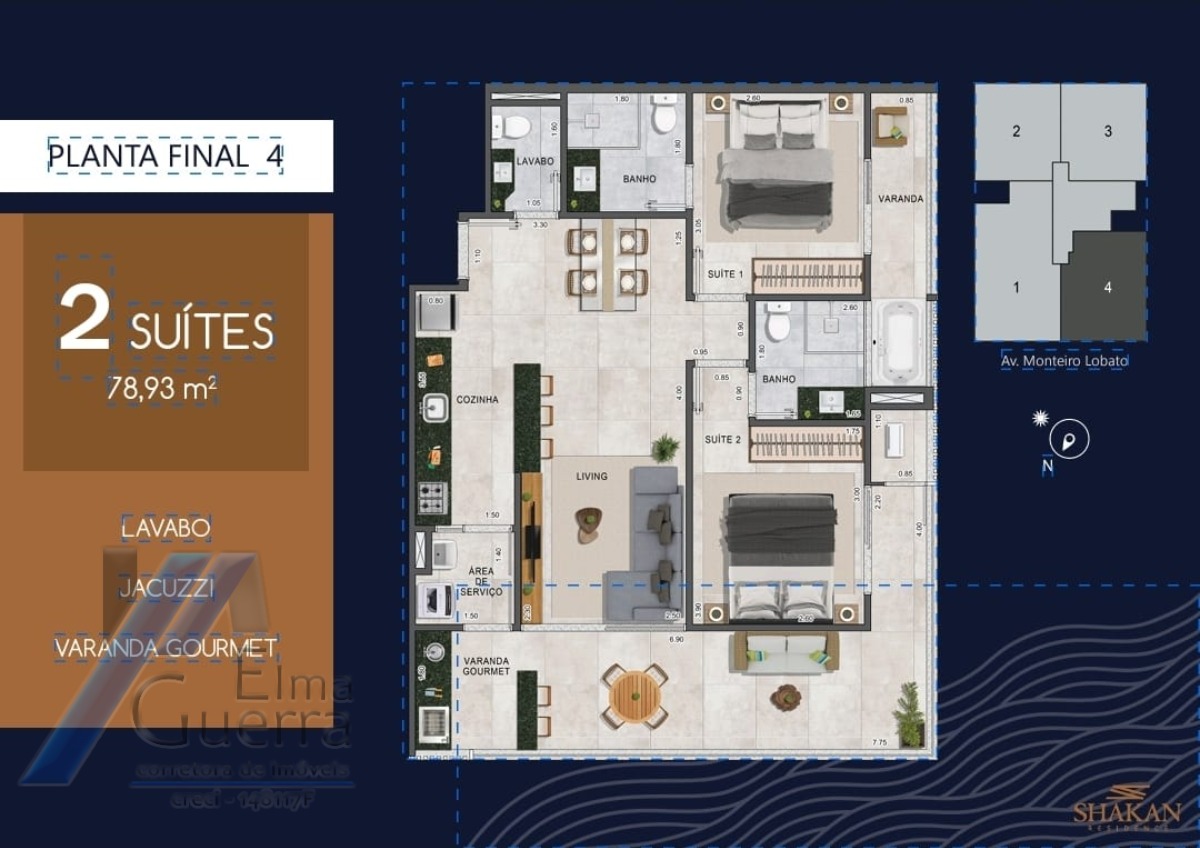 Apartamento, 2 quartos, 71 m² - Foto 12