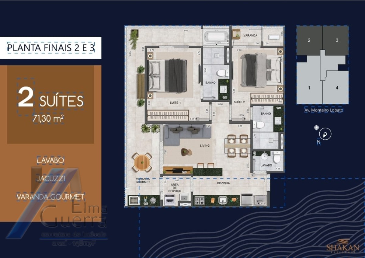 Apartamento, 2 quartos, 71 m² - Foto 9