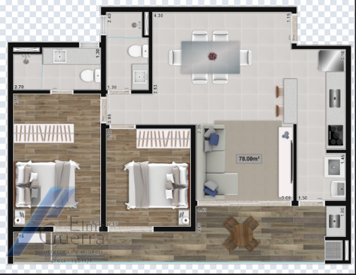 Apartamento, 2 quartos, 79 m² - Foto 7