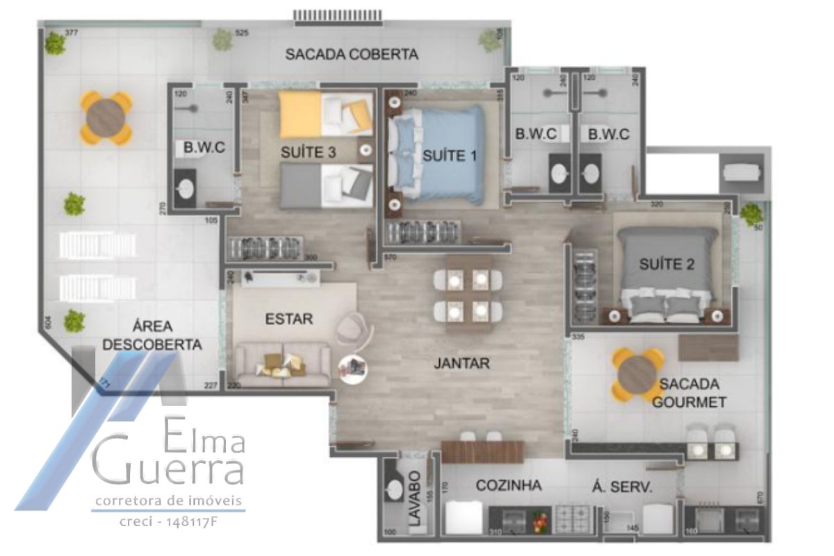 Apartamento, 3 quartos, 122 m² - Foto 6