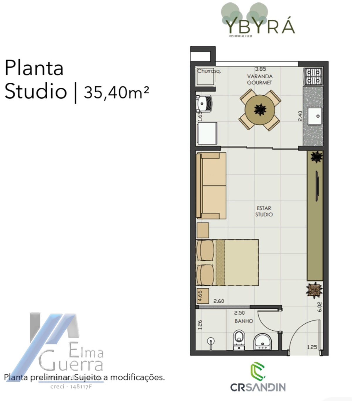 Apartamento, 1 quarto, 35 m² - Foto 4