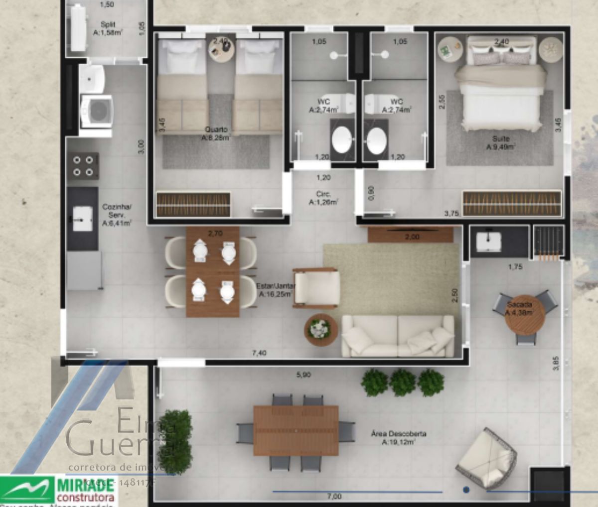 Apartamento, 2 quartos, 61 m² - Foto 14