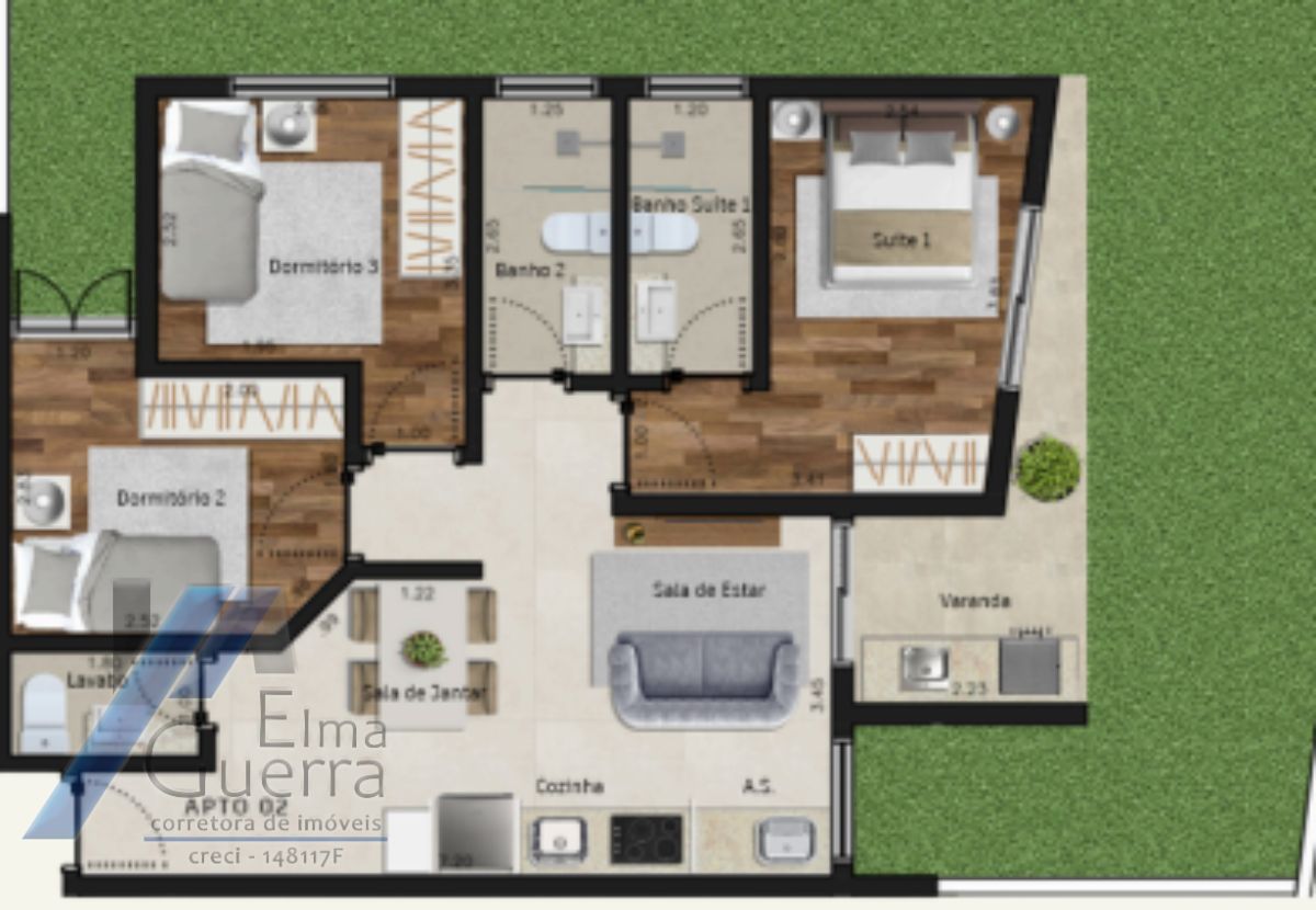 Apartamento, 2 quartos, 65 m² - Foto 10