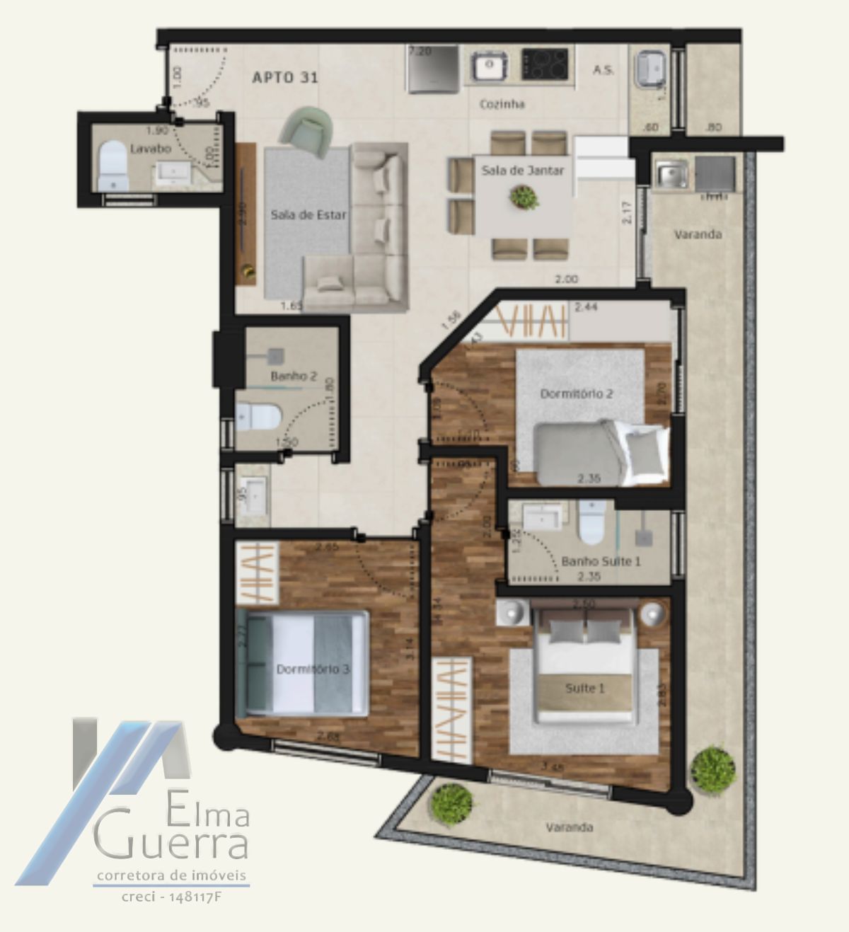 Apartamento, 2 quartos, 65 m² - Foto 20