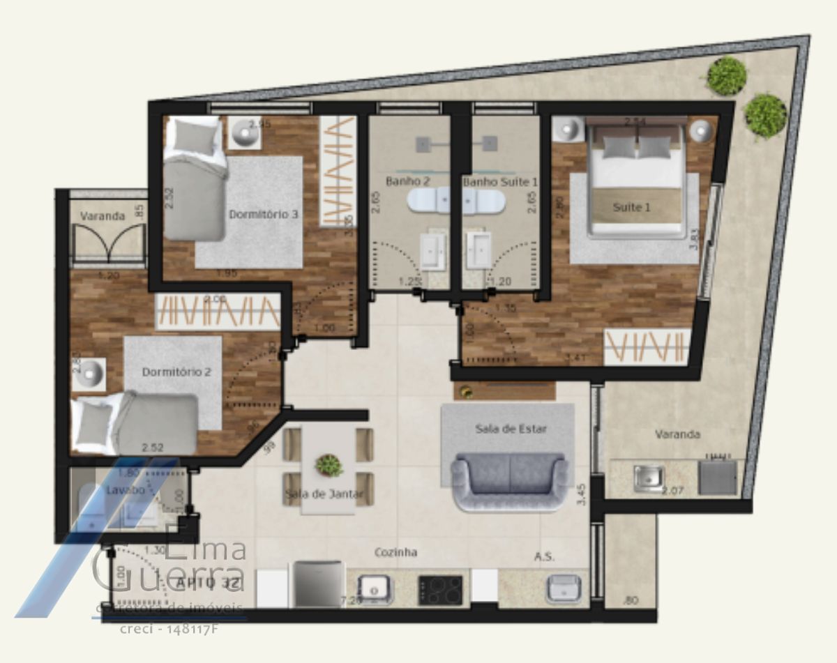 Apartamento, 2 quartos, 65 m² - Foto 13