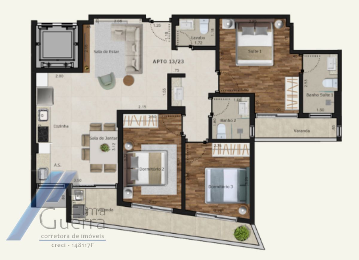 Apartamento, 2 quartos, 65 m² - Foto 14