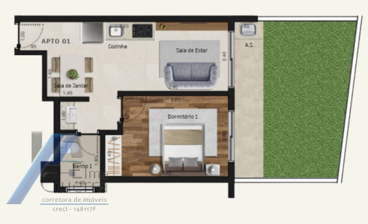 Apartamento, 2 quartos, 65 m² - Foto 9