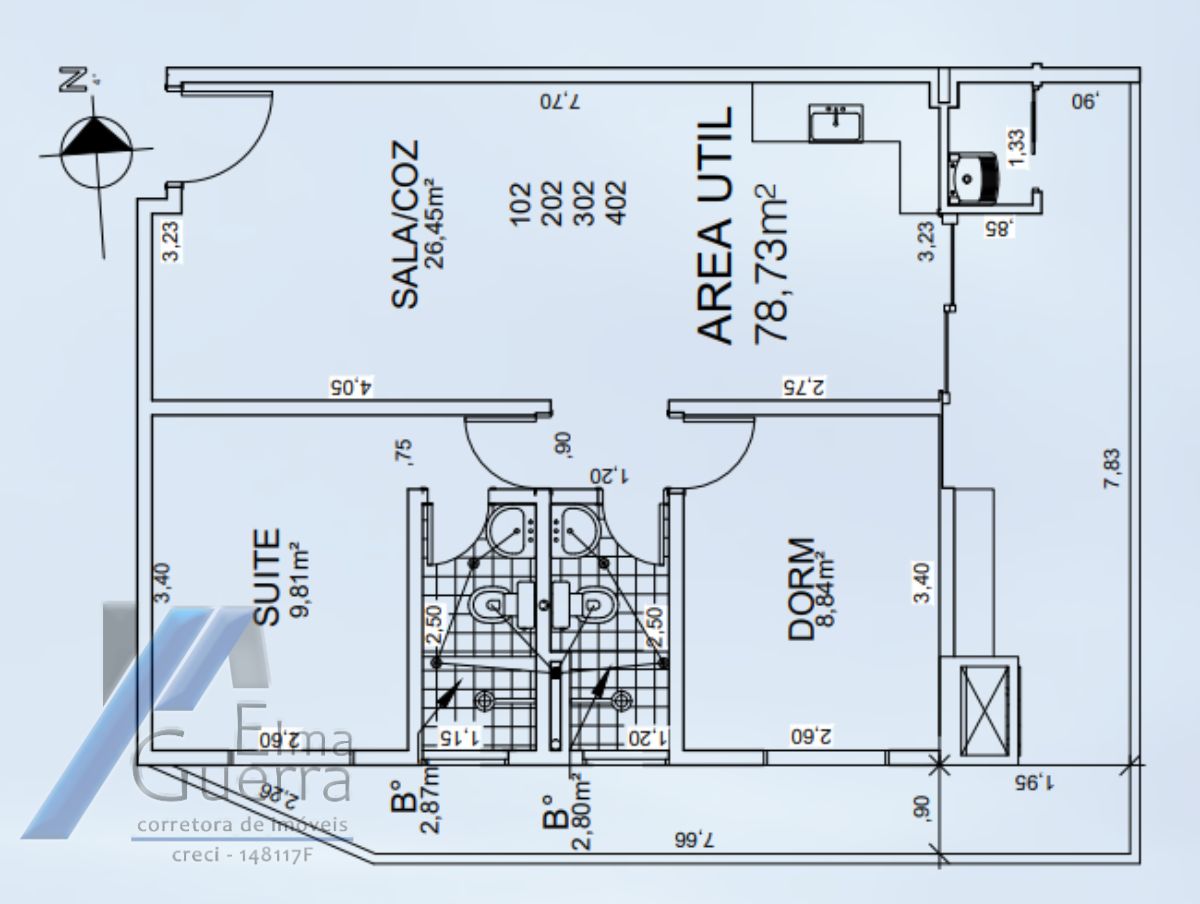 Apartamento, 2 quartos, 78 m² - Foto 16