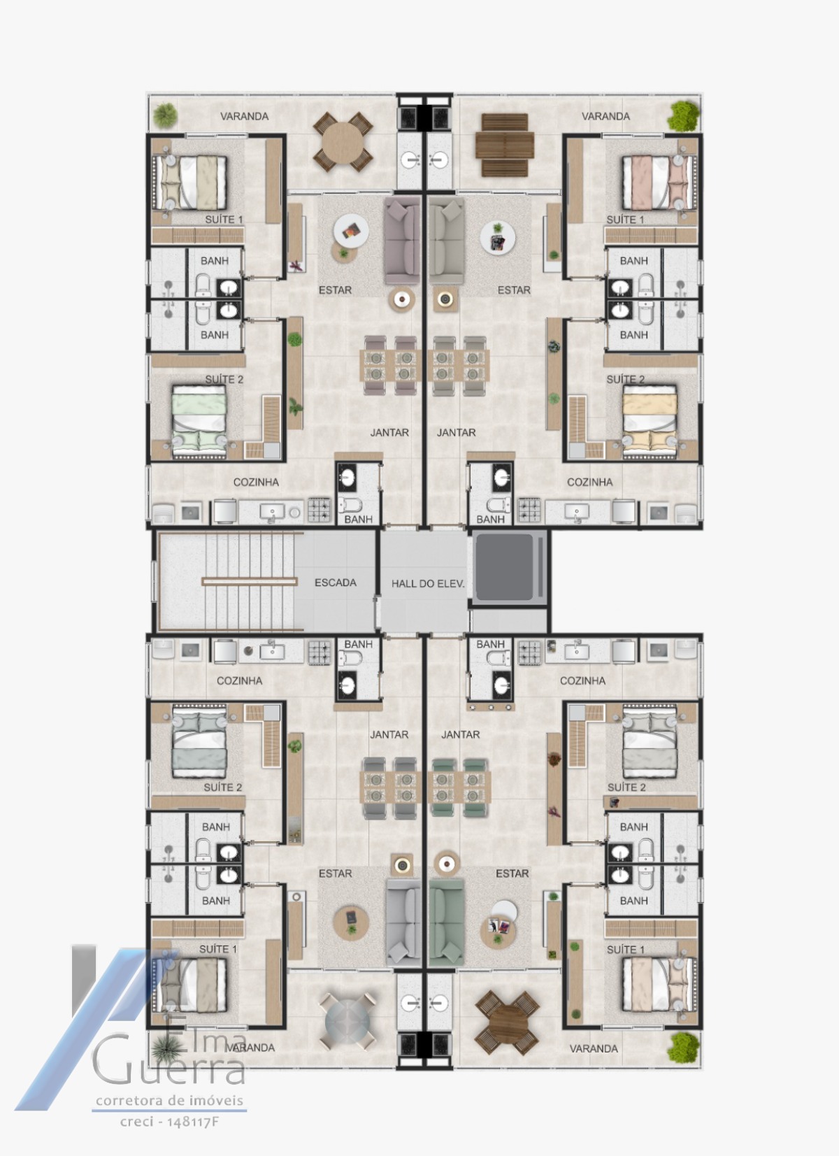 Apartamento, 2 quartos, 75 m² - Foto 3