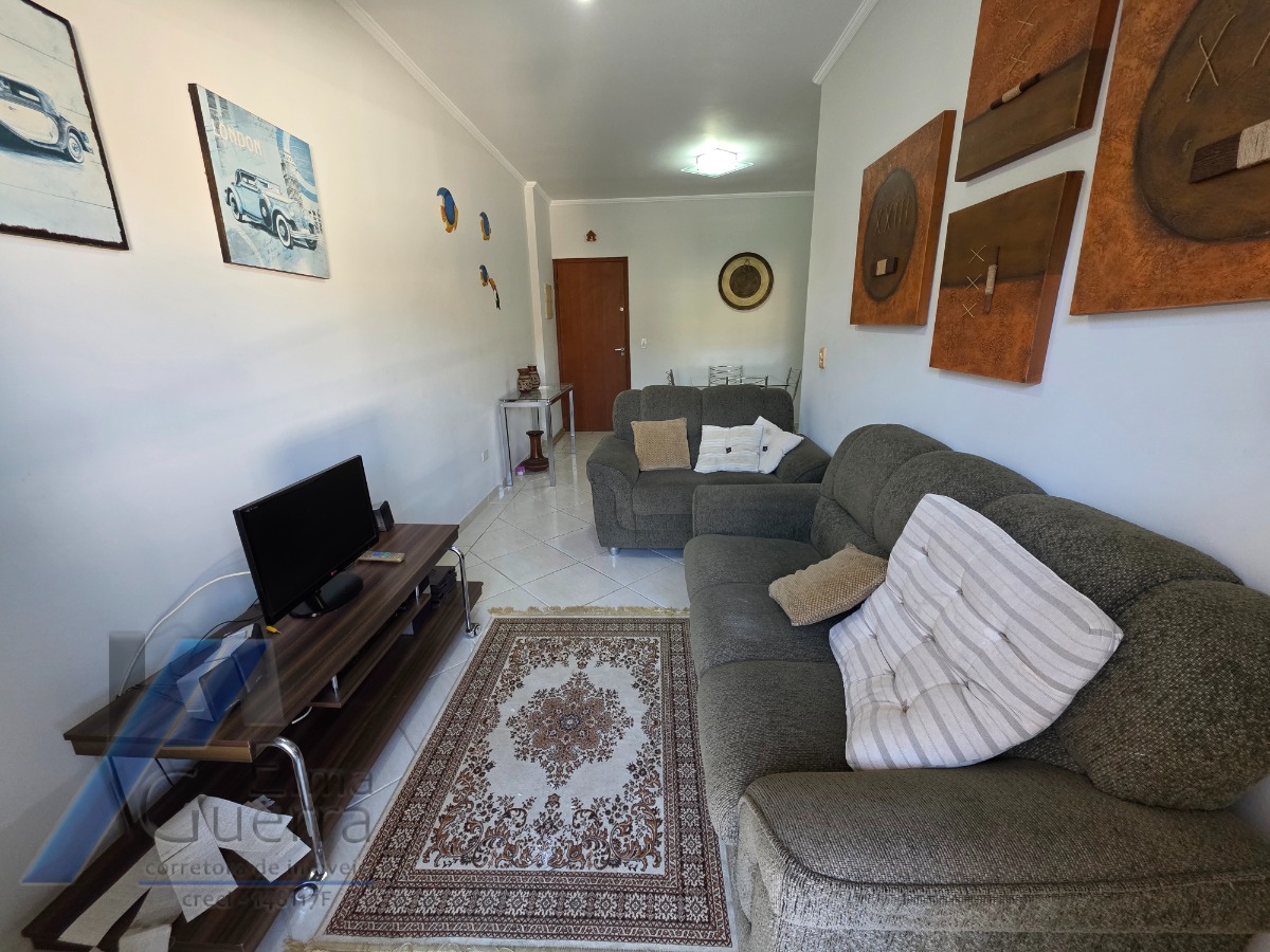 Ubatuba, Centro - Apartamento mobiliado com 2 dormitórios sendo 01 suíte e área de lazer.