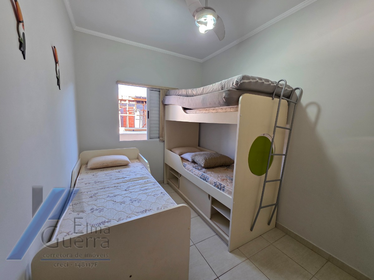 Ubatuba, Centro - Apartamento mobiliado com 2 dormitórios sendo 01 suíte e área de lazer.