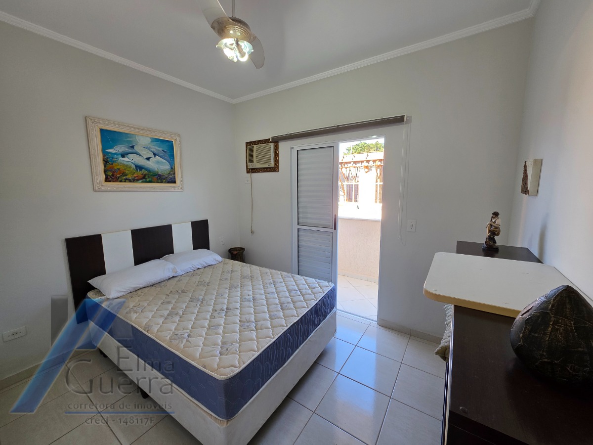Ubatuba, Centro - Apartamento mobiliado com 2 dormitórios sendo 01 suíte e área de lazer.