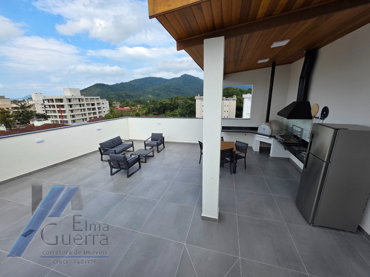 Ubatuba, Itaguá - Apartamento com 02 dormitórios sendo 01 suíte e área de lazer em local tranquilo.
