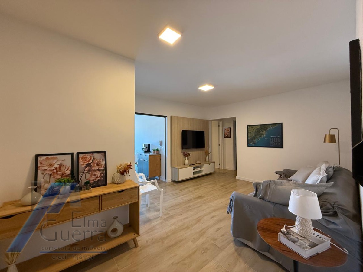 Ubatuba, Itaguá - Apartamento mobiliada com 02 dormitórios sendo 01 suíte, área de lazer completa.