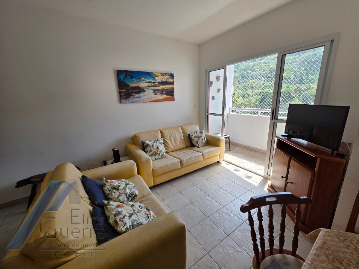 Ubatuba, Centro - Apartamento mobiliado com 03 dormitórios sendo 01 suíte e área de lazer.
