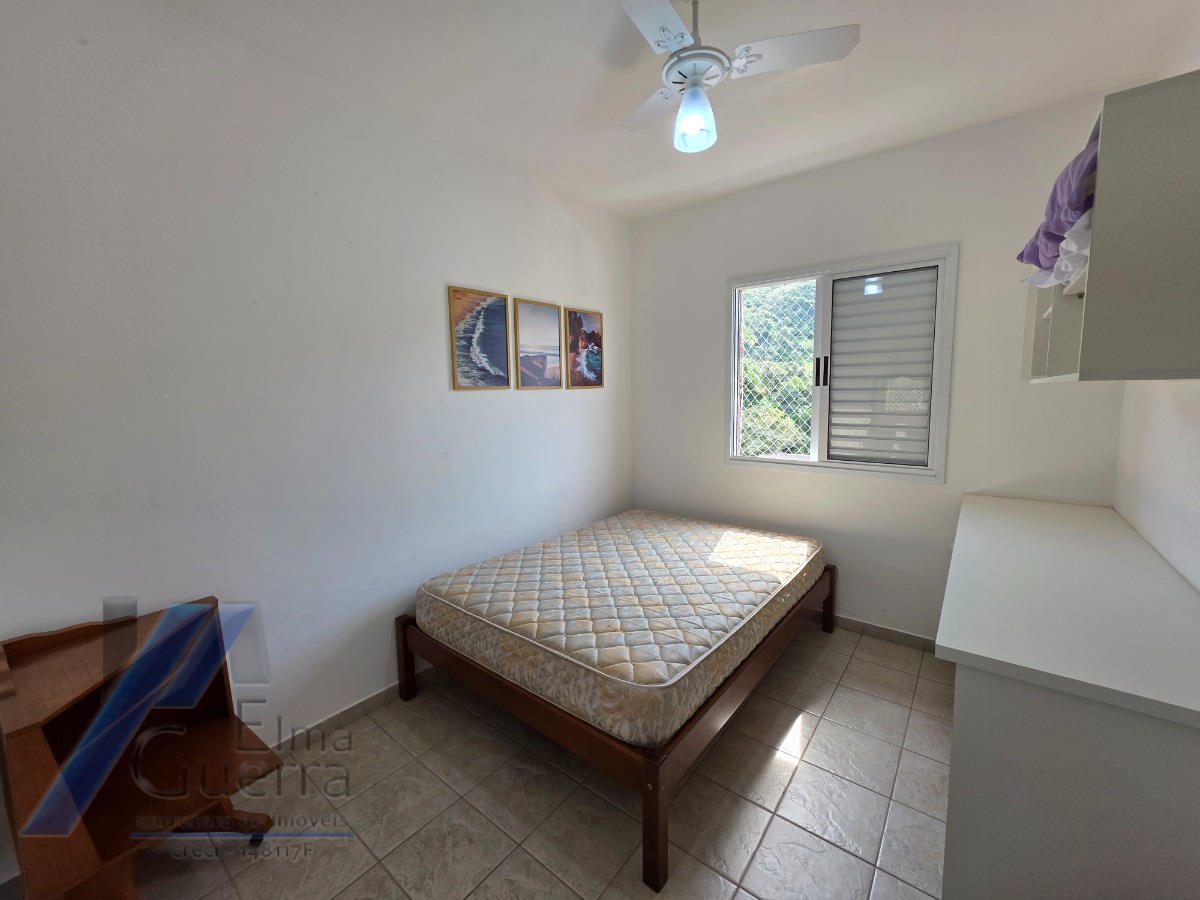 Ubatuba, Centro - Apartamento mobiliado com 03 dormitórios sendo 01 suíte e área de lazer.