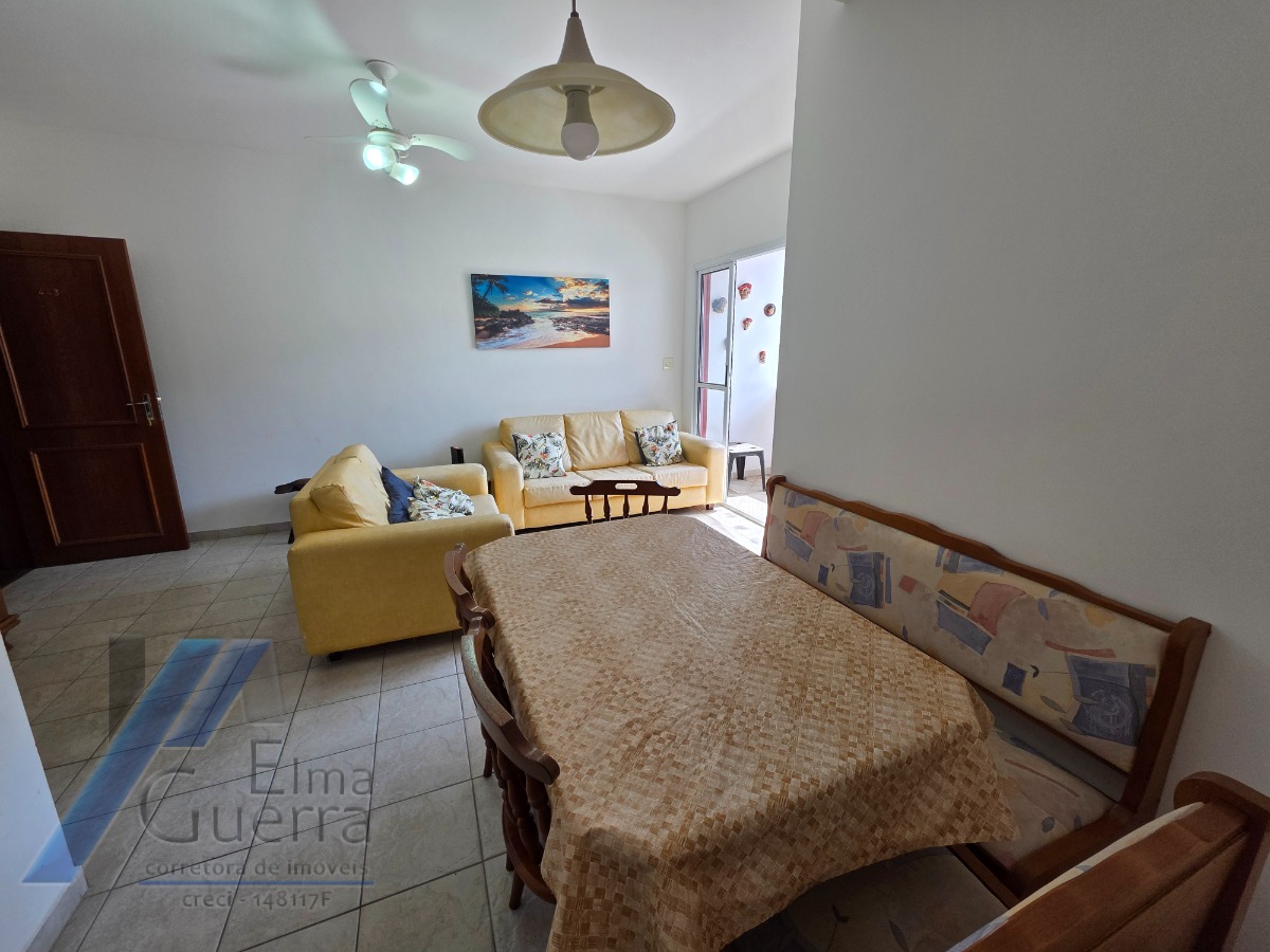 Ubatuba, Centro - Apartamento mobiliado com 03 dormitórios sendo 01 suíte e área de lazer.
