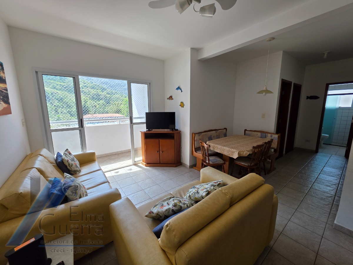 Ubatuba, Centro - Apartamento mobiliado com 03 dormitórios sendo 01 suíte e área de lazer.