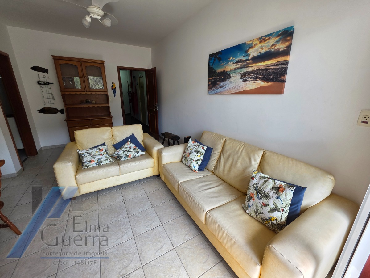 Ubatuba, Centro - Apartamento mobiliado com 03 dormitórios sendo 01 suíte e área de lazer.