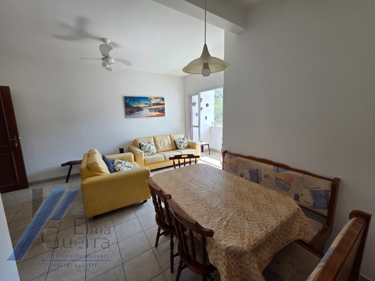 Ubatuba, Centro - Apartamento mobiliado com 03 dormitórios sendo 01 suíte e área de lazer.
