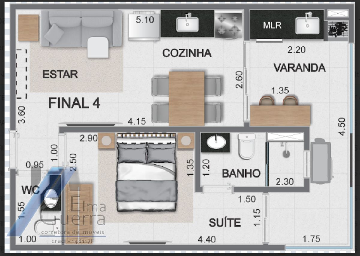 Ubatuba, Toninhas - Apartamento em construção com 01 dormitórios e área de lazer.