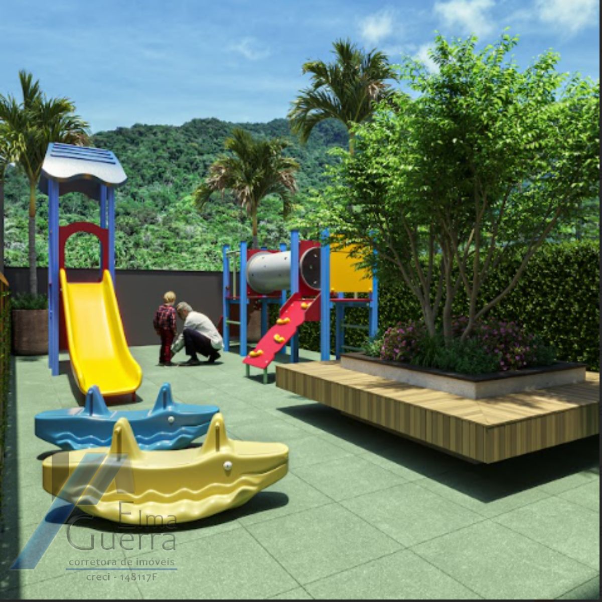 Ubatuba, Toninhas - Apartamento em construção com 01 dormitórios e área de lazer.
