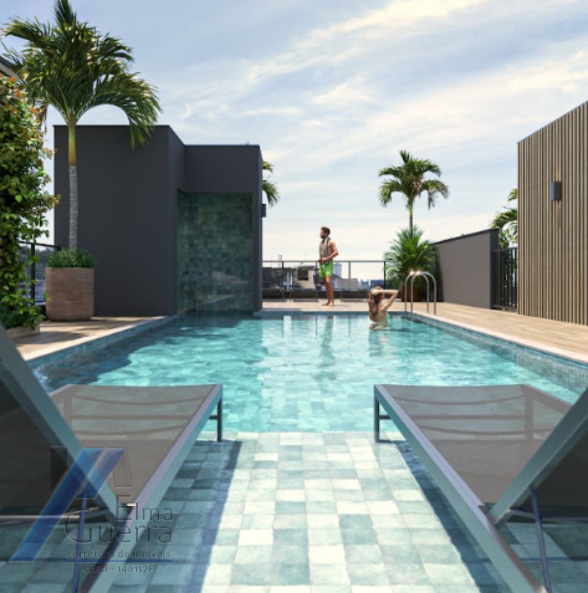 Ubatuba, Toninhas - Apartamento em construção com 01 dormitórios e área de lazer.