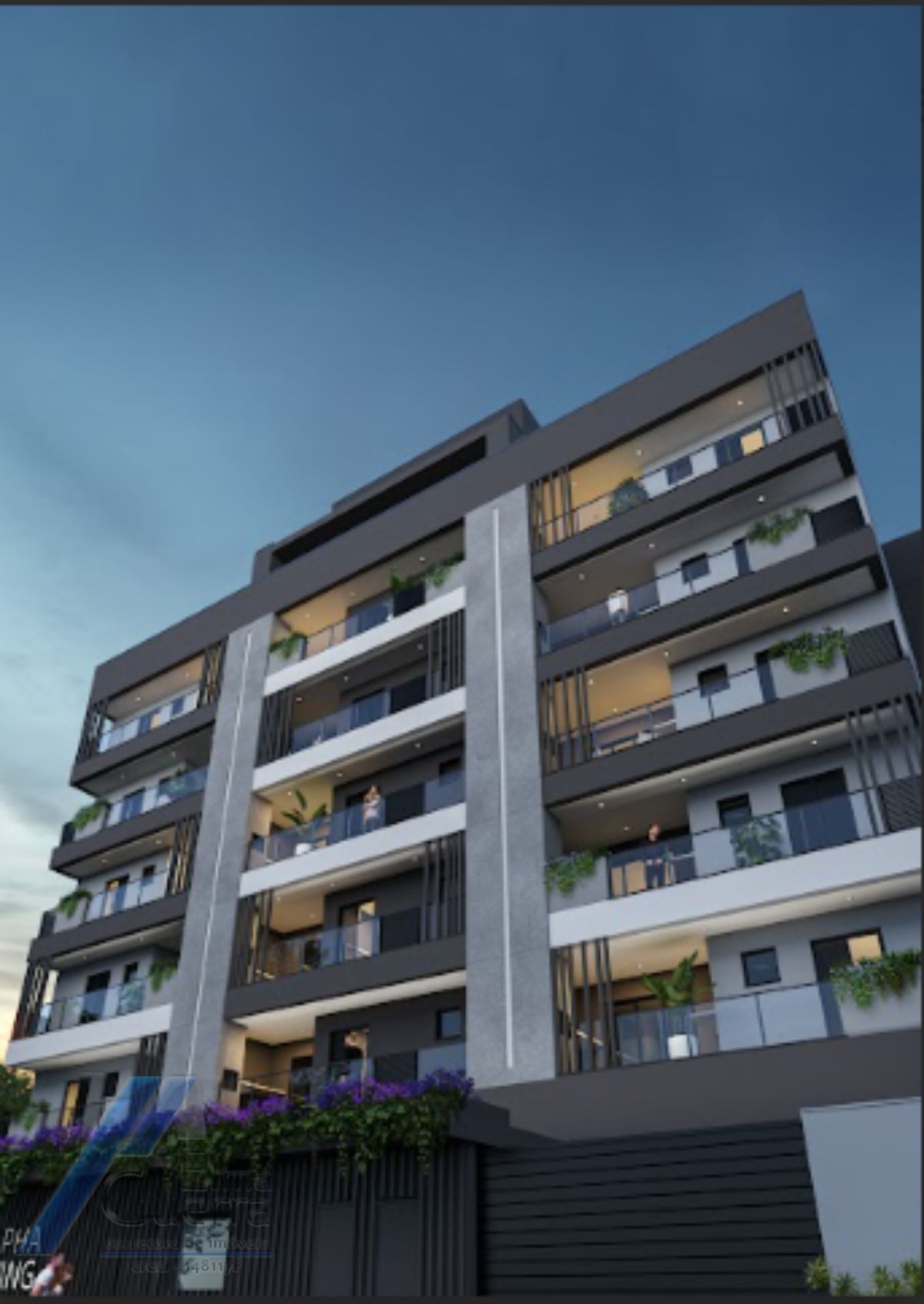 Ubatuba, Toninhas - Apartamento em construção com 01 dormitórios e área de lazer.
