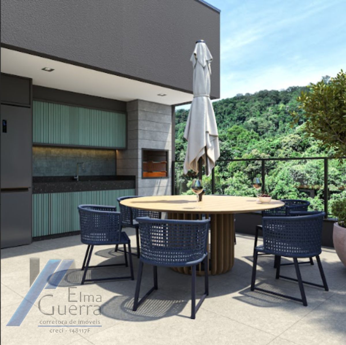 Ubatuba, Toninhas - Apartamento em construção com 01 dormitórios e área de lazer.