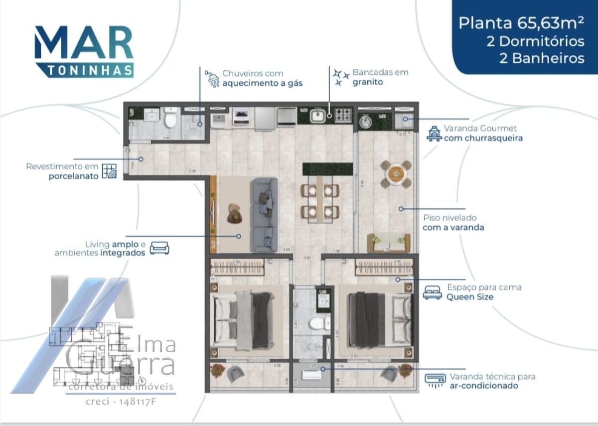 Apartamento, 1 quarto, 35 m² - Foto 12