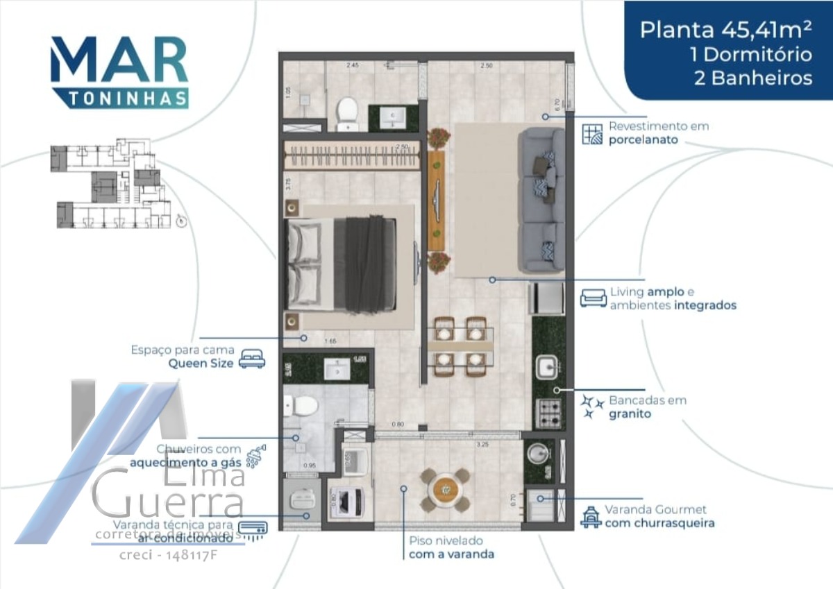 Apartamento, 1 quarto, 35 m² - Foto 10