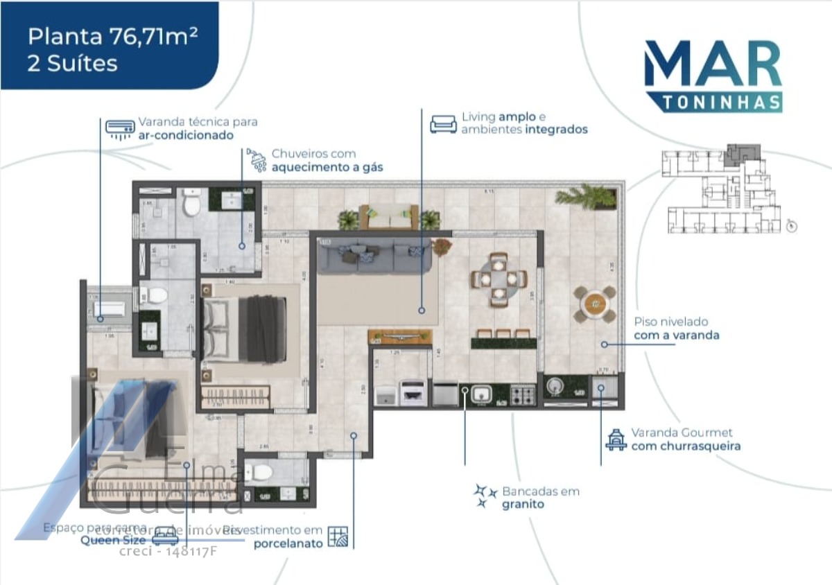 Apartamento, 1 quarto, 35 m² - Foto 16