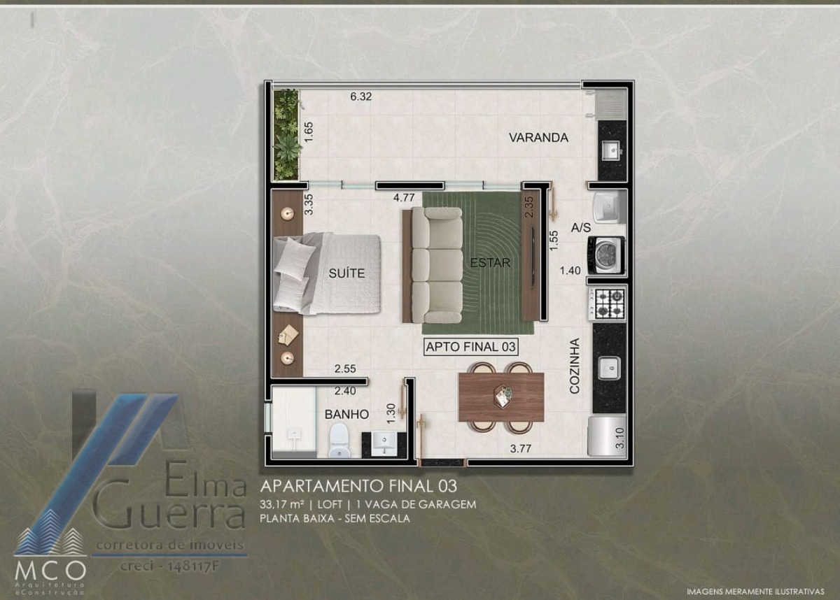 Apartamento à venda com 2 quartos, 63m² - Foto 12