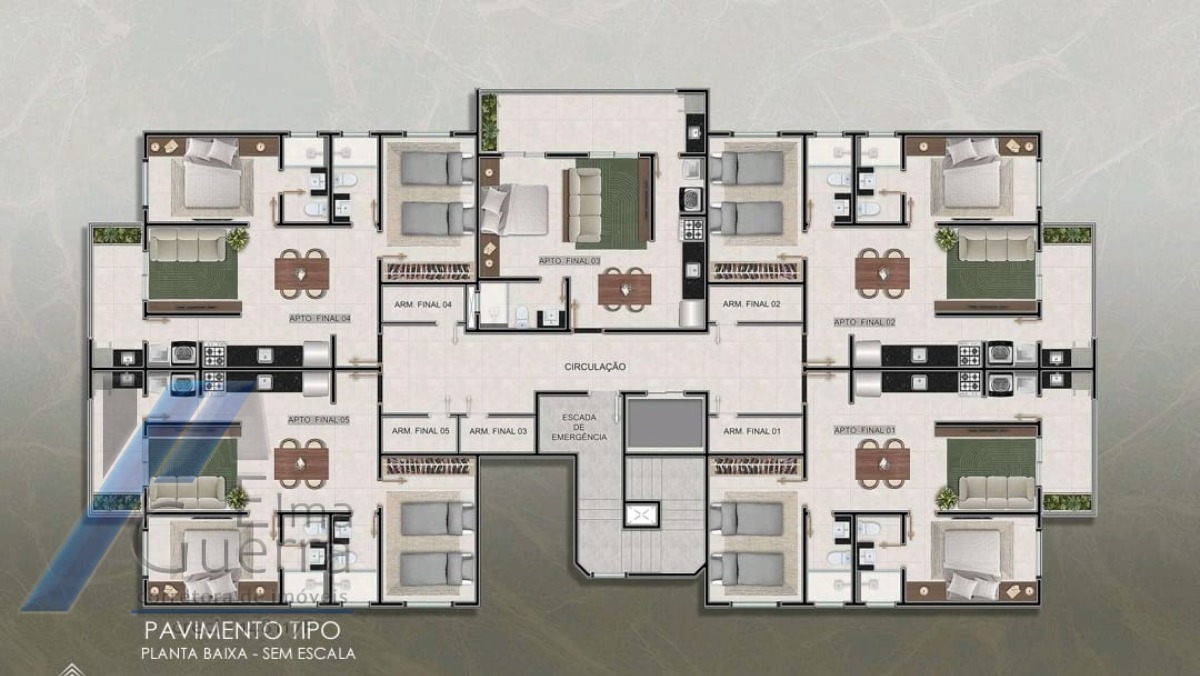Apartamento à venda com 2 quartos, 63m² - Foto 7