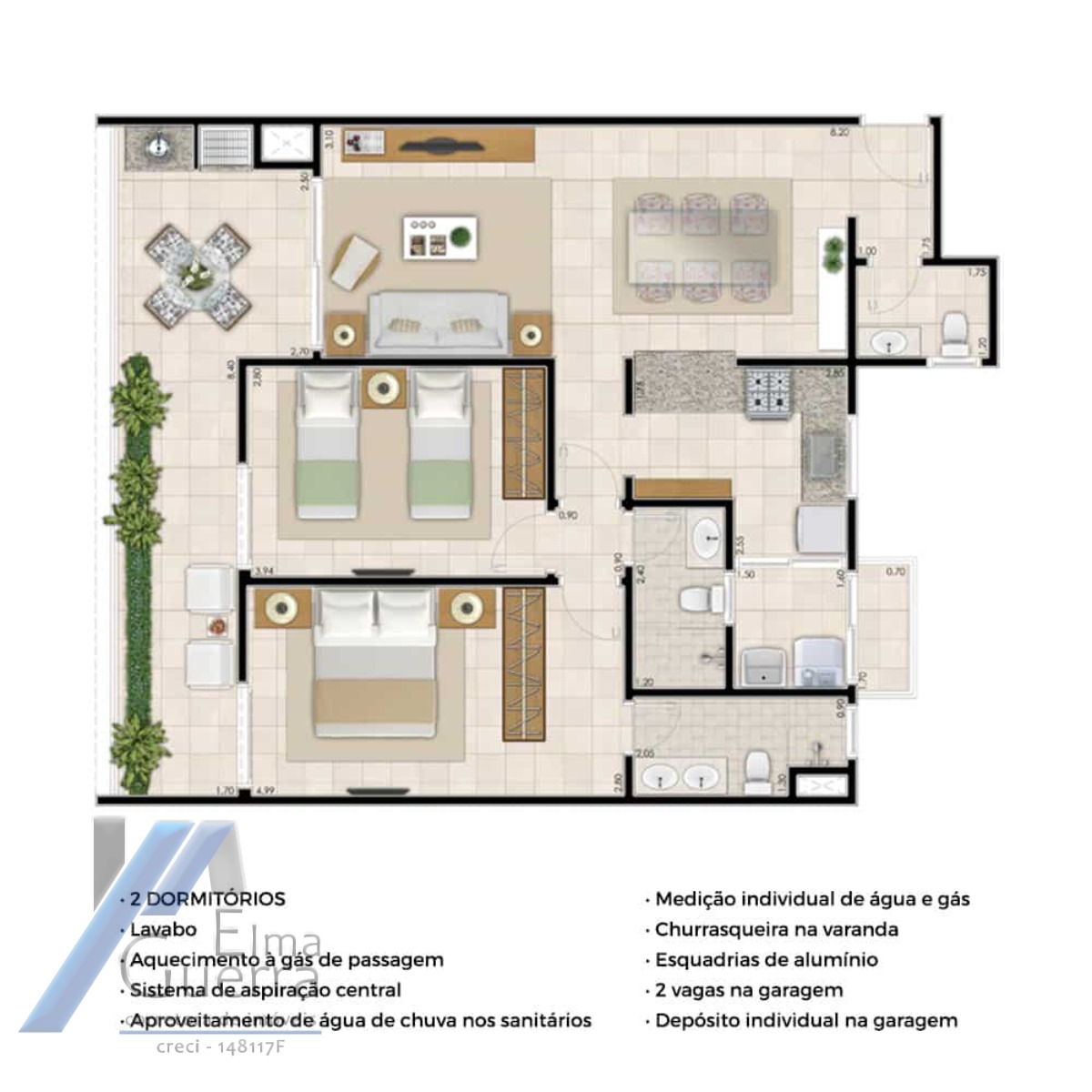 Apartamento, 2 quartos, 75 m² - Foto 33