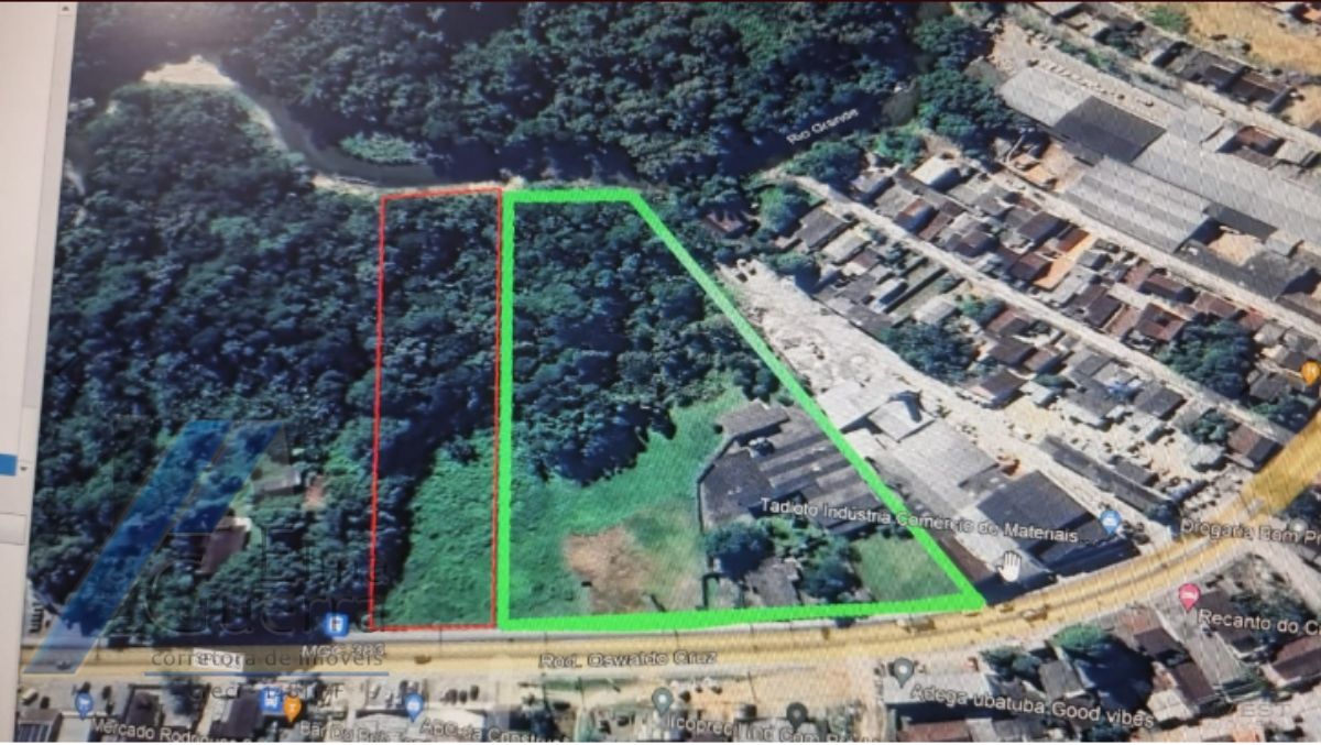 Ubatuba, Mato Dentro - Área com 15.000 m² - 130 metros de testada para Rodovia.