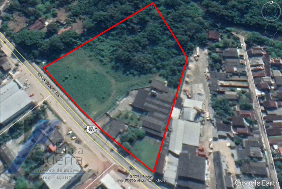 Ubatuba, Mato Dentro - Área com 15.000 m² - 130 metros de testada para Rodovia.