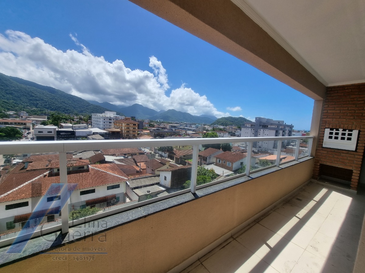 Ubatuba, Centro - Apartamento tipo com 03 dormitórios sendo 01 suíte e área de lazer.