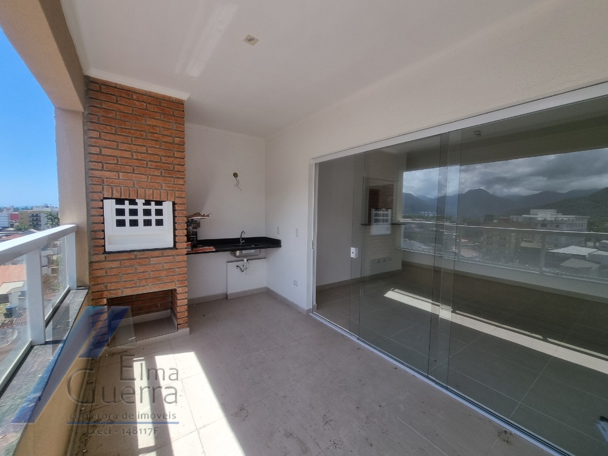 Ubatuba, Centro - Apartamento tipo com 03 dormitórios sendo 01 suíte e área de lazer.