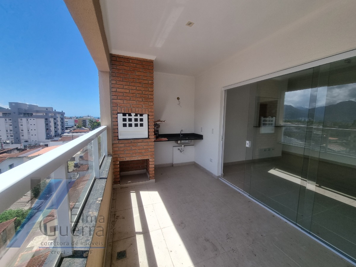 Ubatuba, Centro - Apartamento tipo com 03 dormitórios sendo 01 suíte e área de lazer.