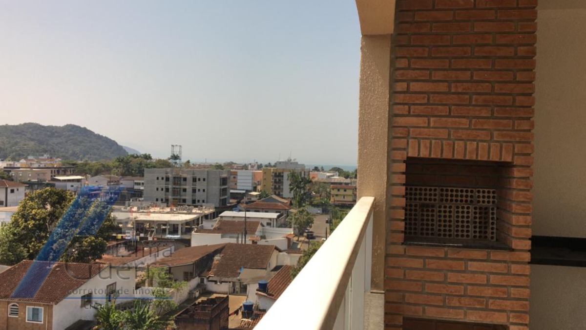 Ubatuba, Centro - Apartamento tipo com 03 quartos sendo 01 suíte e área de lazer.