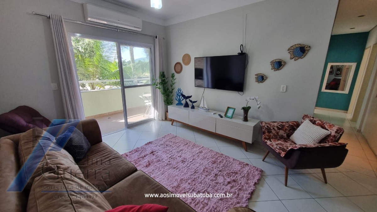 Ubatuba, Itaguá - Apartamento com 03 dormitórios, sendo 01 suíte e area de lazer.
