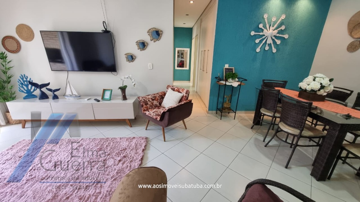 Ubatuba, Itaguá - Apartamento com 03 dormitórios, sendo 01 suíte e area de lazer.