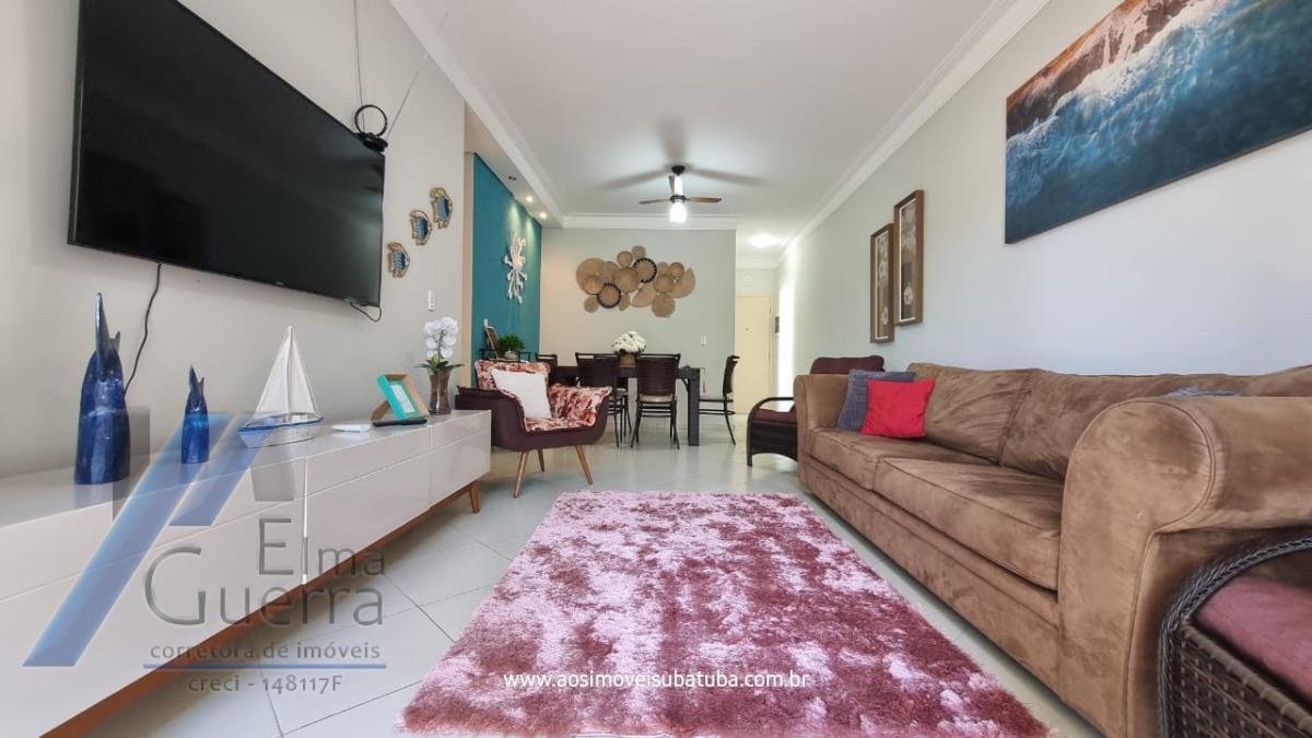 Ubatuba, Itaguá - Apartamento com 03 dormitórios, sendo 01 suíte e area de lazer.
