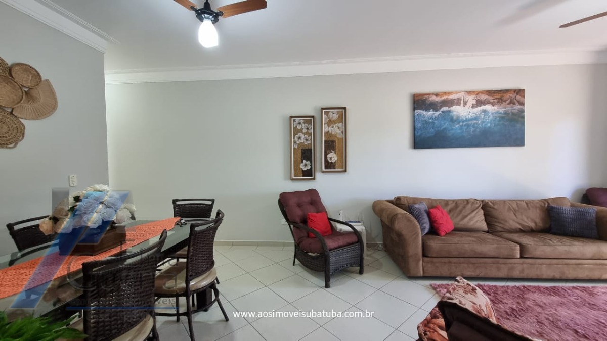 Ubatuba, Itaguá - Apartamento com 03 dormitórios, sendo 01 suíte e area de lazer.