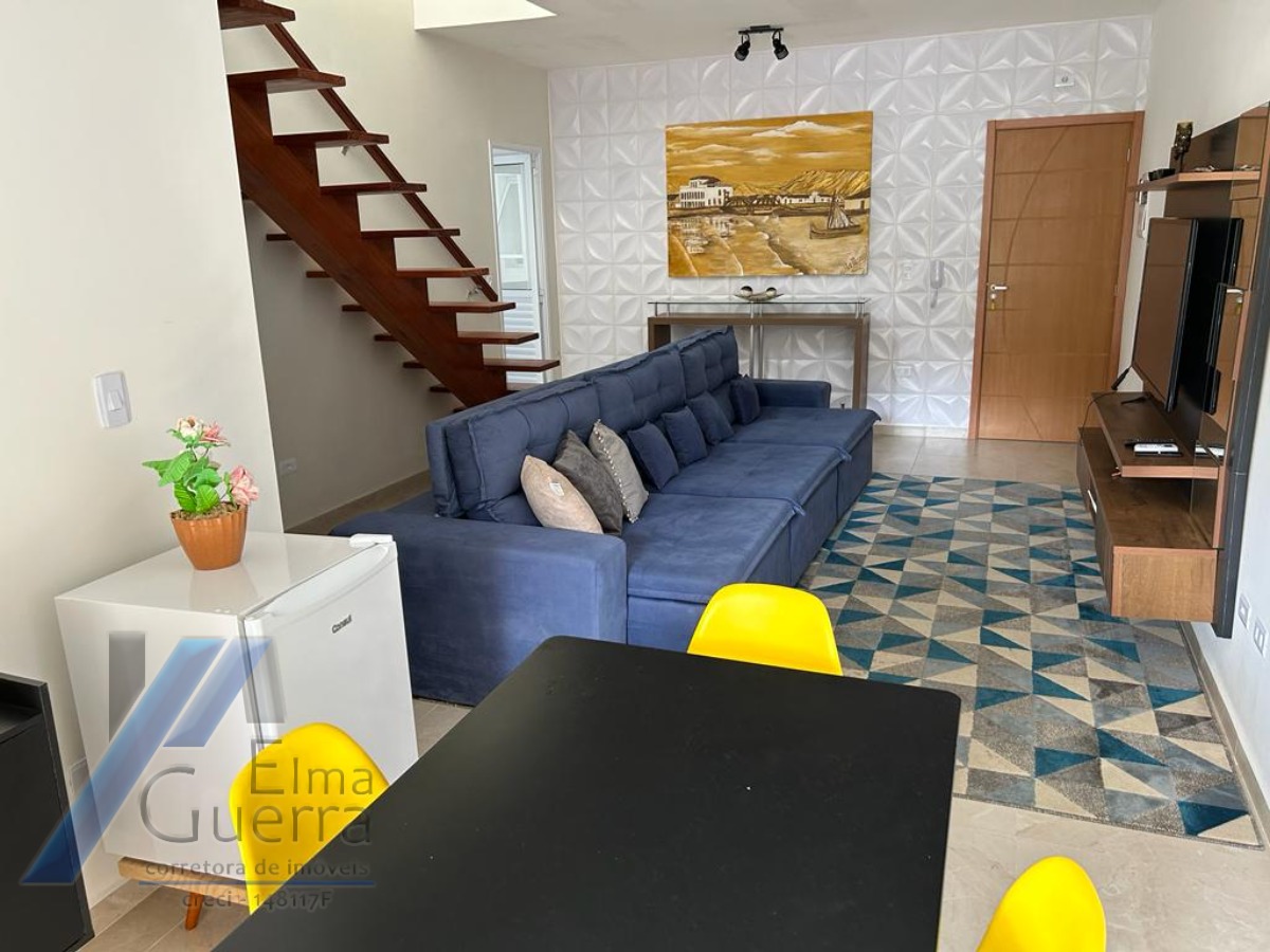 Ubatuba, Praia das Toninhas - Apartamento cobertura com 03 dormitórios sendo 01 suite com vista para o mar.
