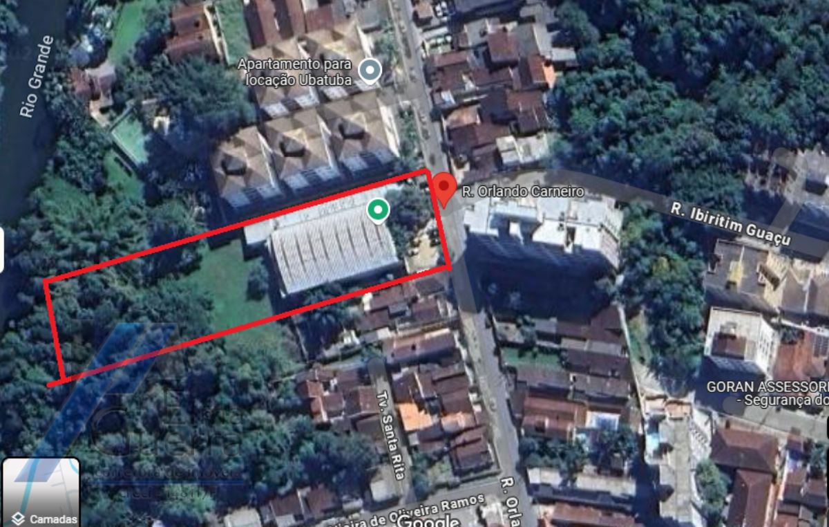 Ubatuba, Centro - Área ideal para construção de predios com 6.000 m2 com e com 38 metros de testada.