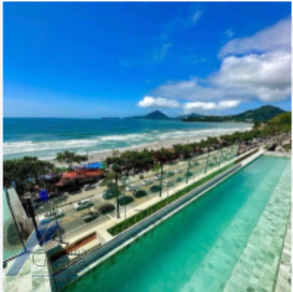 Ubatuba, Praia Grande - Apartamento com vista para o mar, com 02 dormitórios e área de lazer completa..
