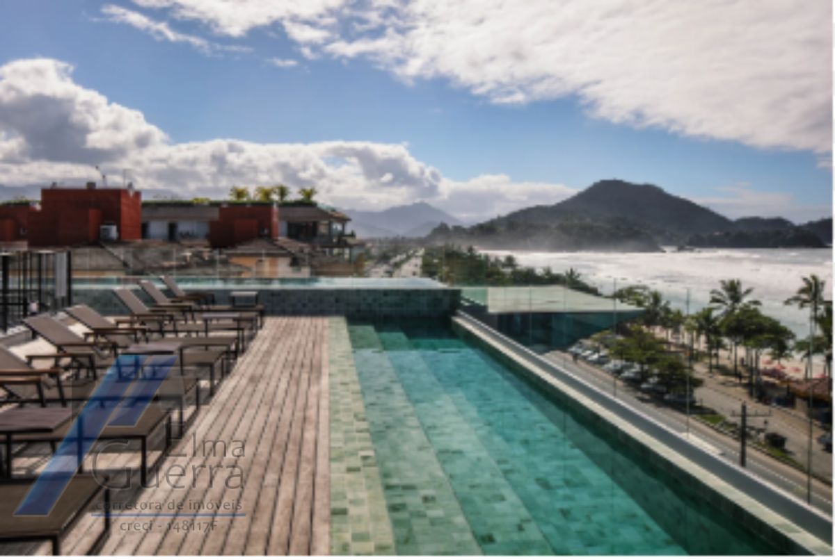Ubatuba, Praia Grande - Apartamento com vista para o mar, com 02 dormitórios e área de lazer completa..