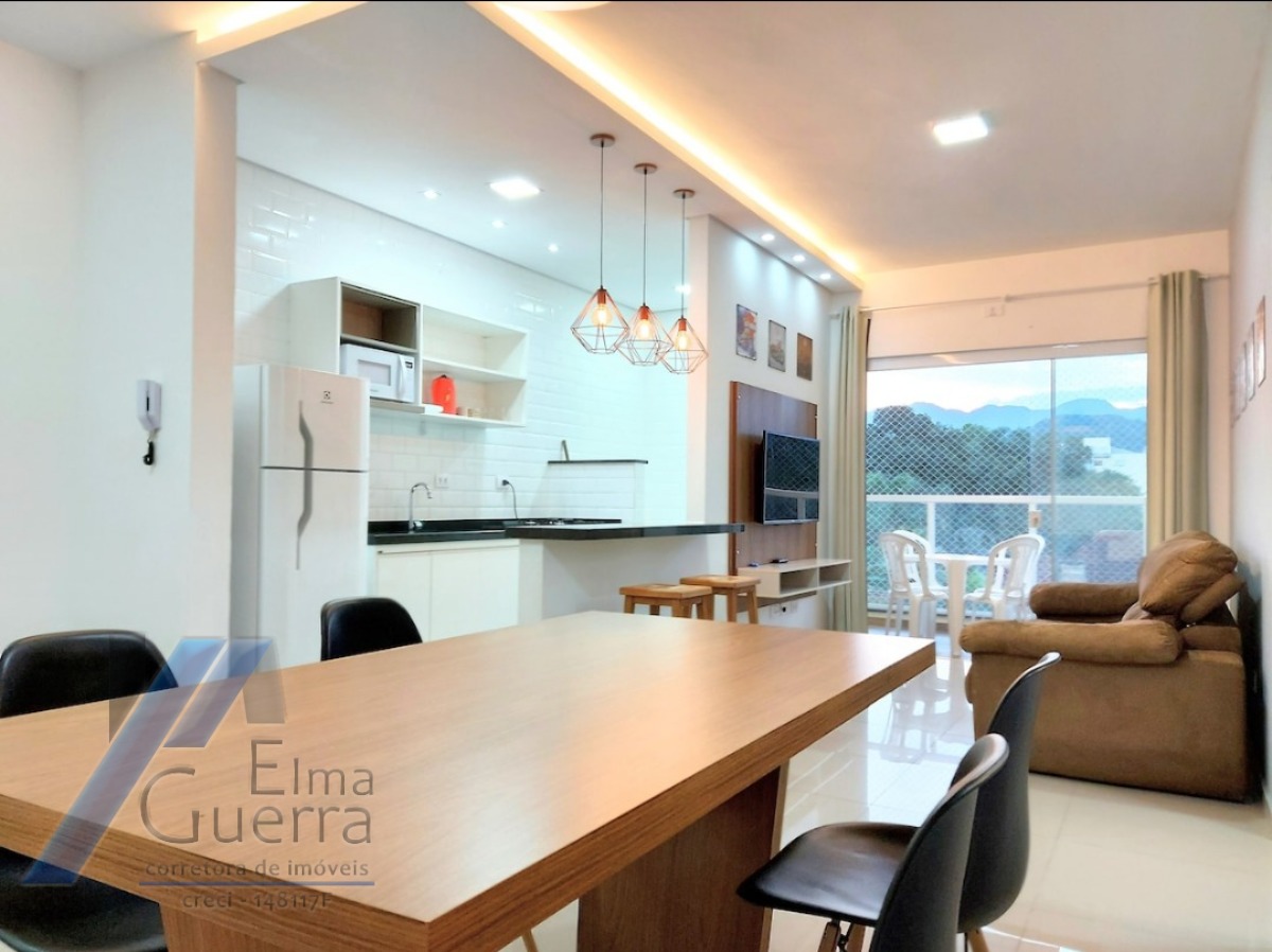 Ubatuba, Centro - Apartamento mobiliado com 02 dormitórios sendo 01 suíte e área de lazer.